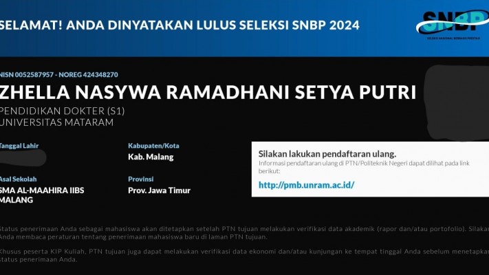 Selamat! 53% SMA Al-Maahira IIBS Malang Lolos SNBP 2024_0